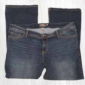 Torrid Dark Blue Luxe Slim Boot Cut Stretch Jeans EUC Size 20 Short